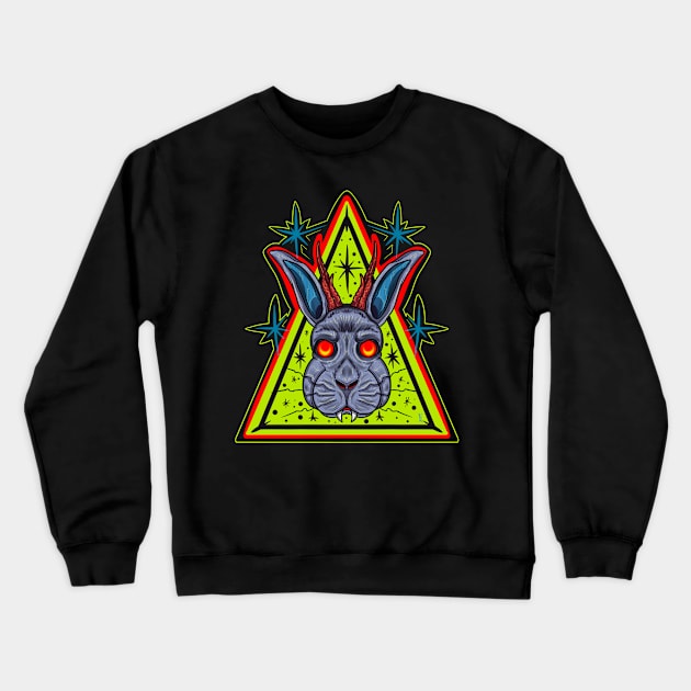 Jackalope Crewneck Sweatshirt by Chillateez 